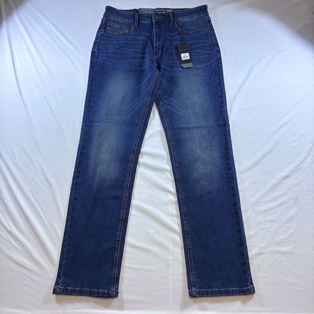 Weatherproof Vintage 1948 Selects Vortex Straight Fit Jeans Blue 32x32 WP25-95SR
